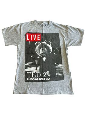 Ted 2 #Legalizeted - Grey T-Shirt Medium